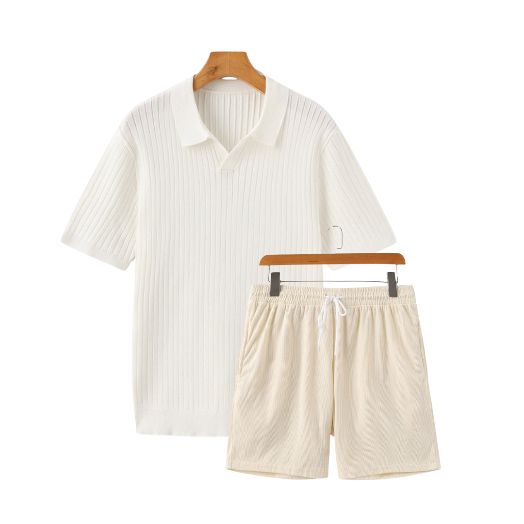 Summer Refined Combo: Premium Polo + Free Shorts