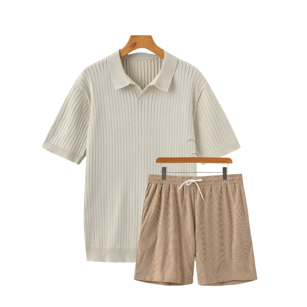 Summer Refined Combo: Premium Polo + Free Shorts