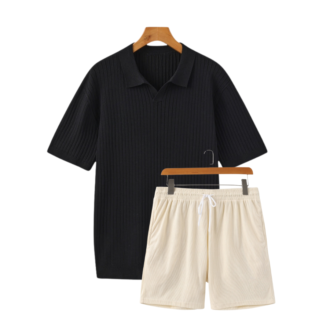 Summer Refined Combo: Premium Polo + Free Shorts