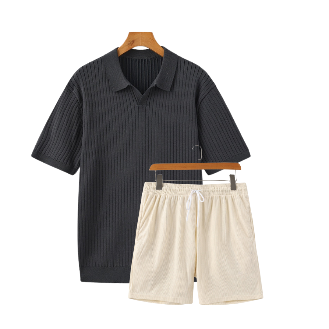 Summer Refined Combo: Premium Polo + Free Shorts