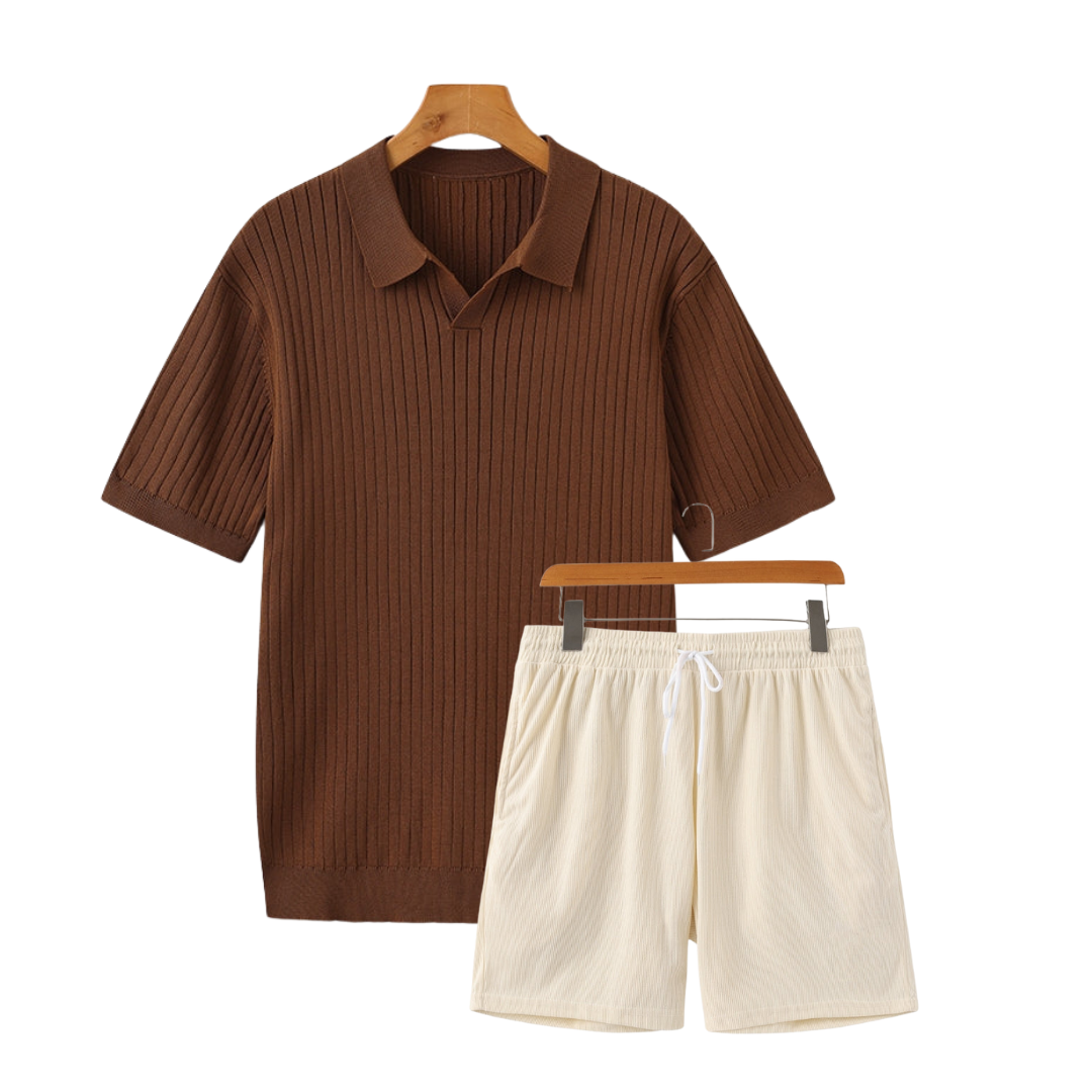 Summer Refined Combo: Premium Polo + Free Shorts