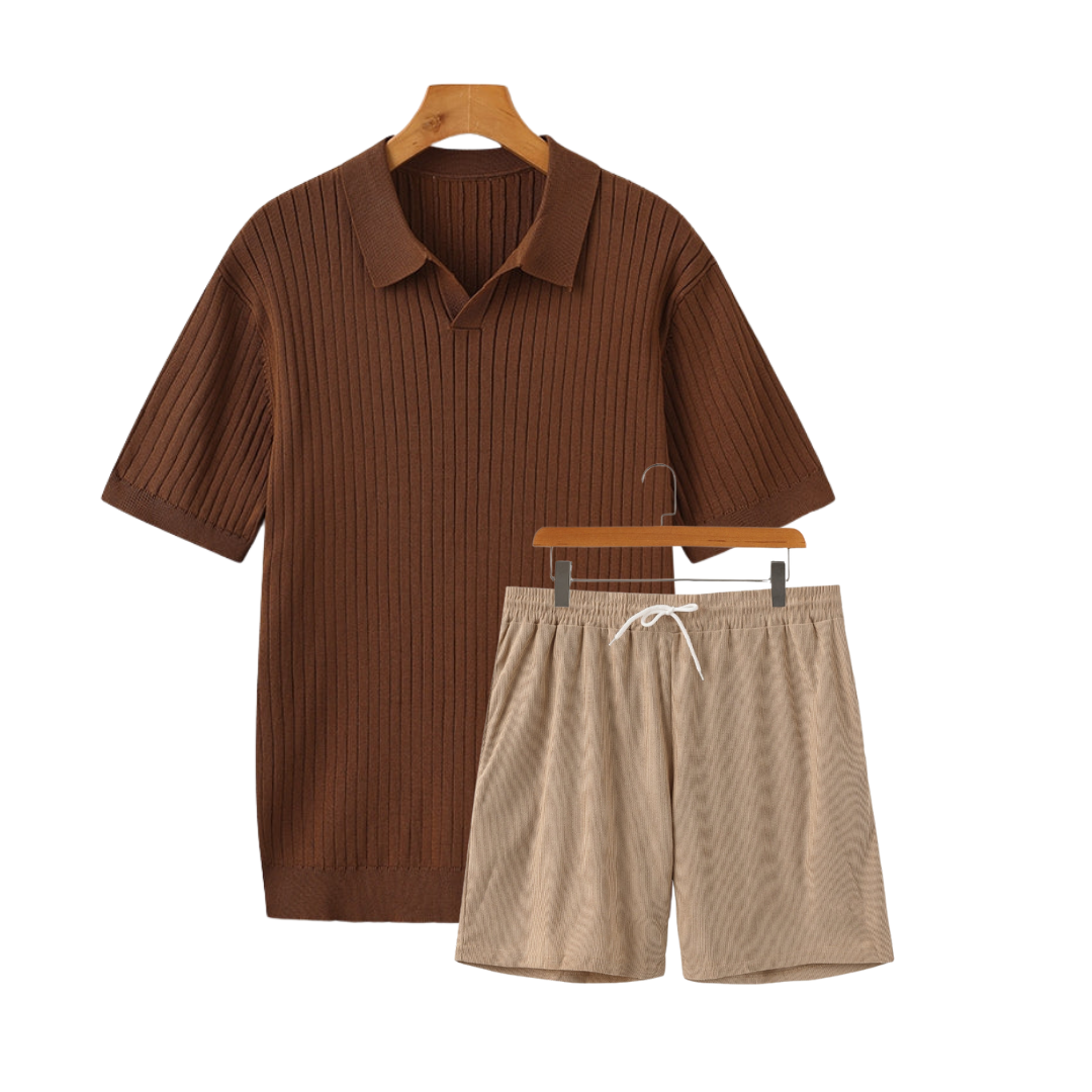 Summer Refined Combo: Premium Polo + Free Shorts