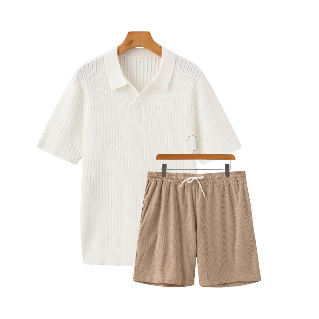 Summer Refined Combo: Premium Polo + Free Shorts