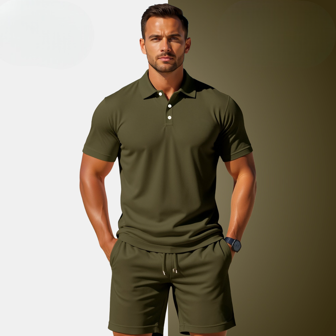 Men’s Polo & Shorts Set | Limited Edition