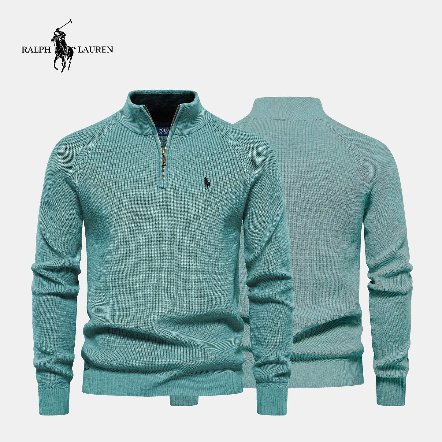 RL Ribbed Collar Sweater (Clearance)