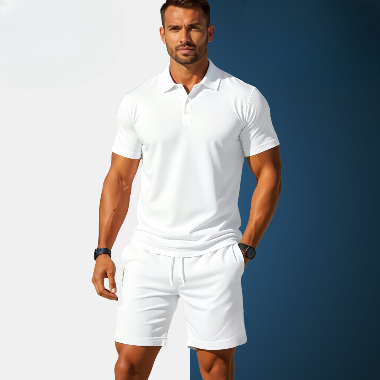 Men’s Polo & Shorts Set | Limited Edition